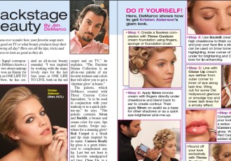 Backstage Beauty DIY Article